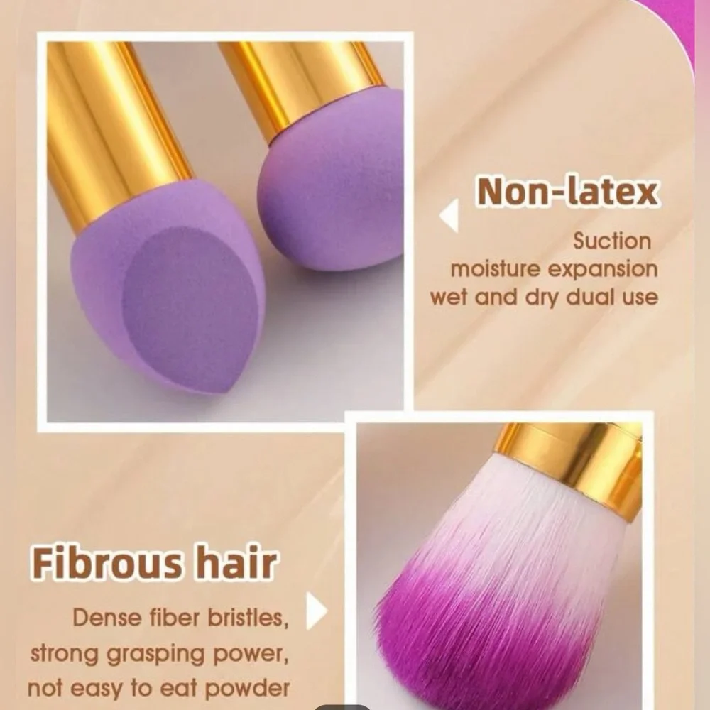 3pcs Double head multi-function makeup‎ brushes